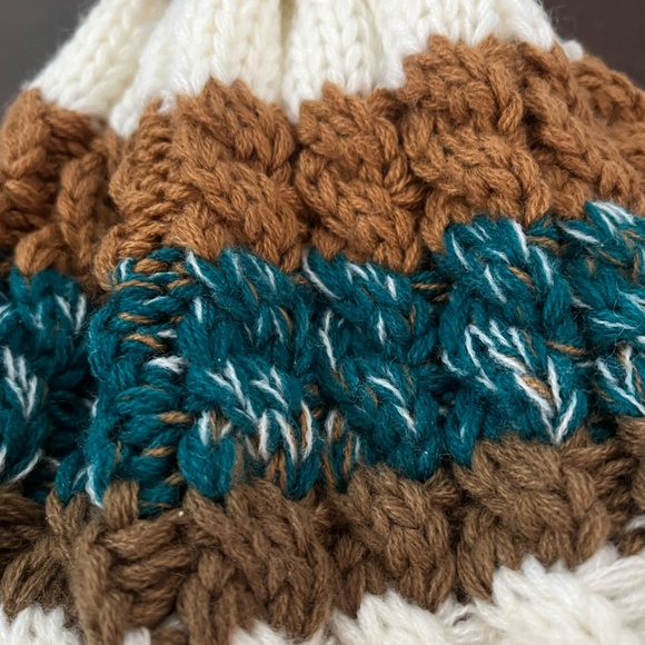 Tri-Color Beanie - Picture 2 of 3